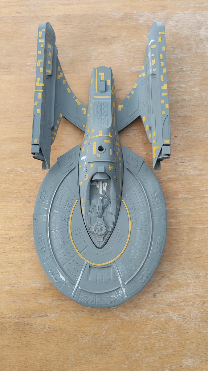 JJModelMaking's tweet photo. Titan patching
#Starship #StarTrek #startrekmodel https://t.co/lUc7Ir5VaF