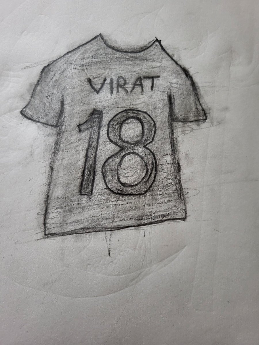 vinod9683's tweet photo. @imVkohli this  drawing is made  by 9 year old son who has started watching cricket because of you. https://t.co/zvd9CDQGVU