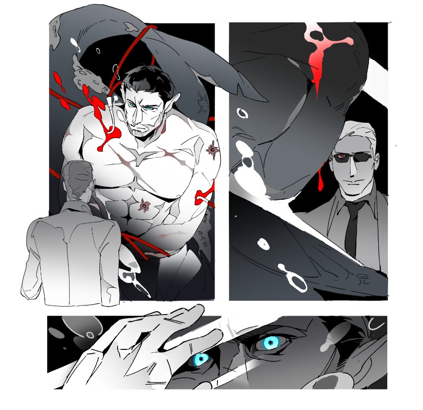 SMR74723186's tweet photo. #chrisker
研究员威x人鱼八克背景
“He got the treasure, the blue eyes” https://t.co/zzw3BkGc4H