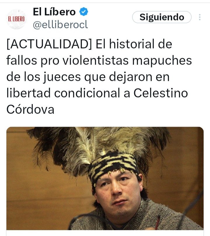 Los fallos PRO violentistas de los jueces Carlos Gutiérrez y Federico Gutiérrez que dieron libertad a Celestino Córdova.
Ambos también votaron a favor de libertad condicional a José Tralcal, Jones Huala y Jorge Huenchullán.
"Fallos con perspectiva terrorista y de género?"
👇