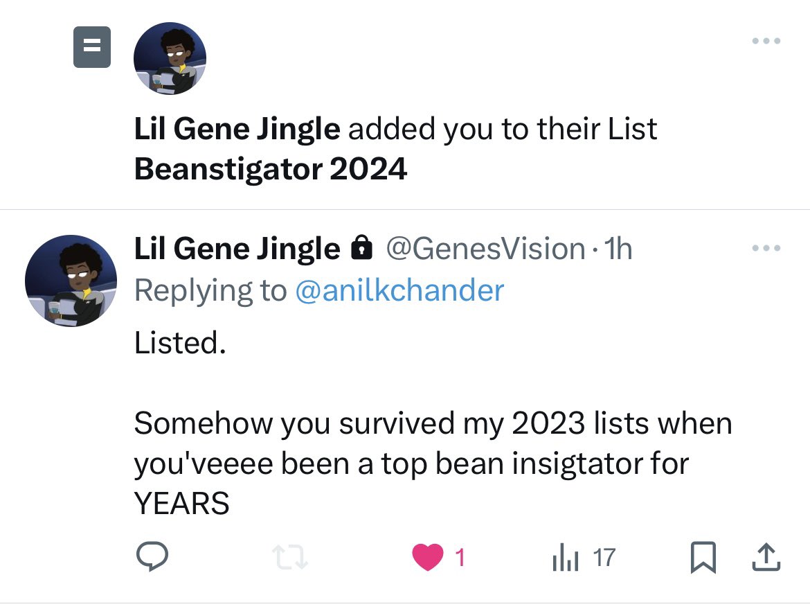 anilkchander's tweet photo. It’s only been a few days into 2024 but I’ve already made it 😁 I would like to take this opportunity to thank friends and family but especially @TeltheTrekkie since without his guidance I wouldn’t be where I am today.   ☺️🙏🏽 @GenesVision #BeansForLife https://t.co/IJ46e8SjnO