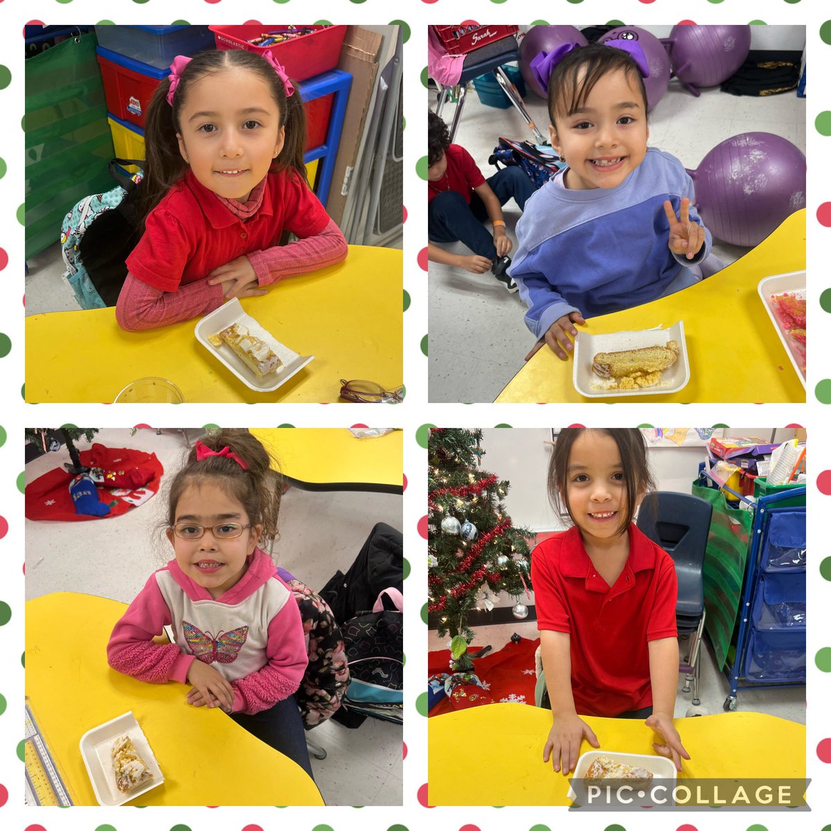 MsJRubio1's tweet photo. After reading, βThe Last Slice,β by @SweaterGirl we ended our Three Kings Day celebration with a piece of rosca. Our Little Colts were so excited to find the baby & have some rosca. @DW_K8S @HValverde_DWS #3KingsDay #Traditions
#KinderFun #TeamSISD #AcountabilityEqualsLOVE https://t.co/zxk7dyyf8i