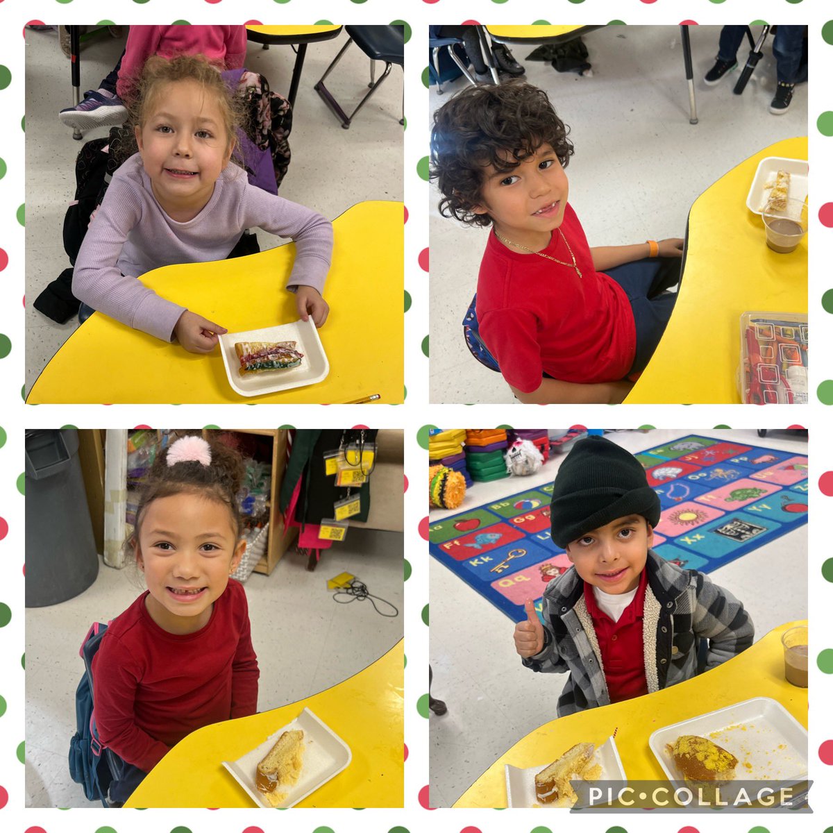 MsJRubio1's tweet photo. After reading, βThe Last Slice,β by @SweaterGirl we ended our Three Kings Day celebration with a piece of rosca. Our Little Colts were so excited to find the baby & have some rosca. @DW_K8S @HValverde_DWS #3KingsDay #Traditions
#KinderFun #TeamSISD #AcountabilityEqualsLOVE https://t.co/zxk7dyyf8i