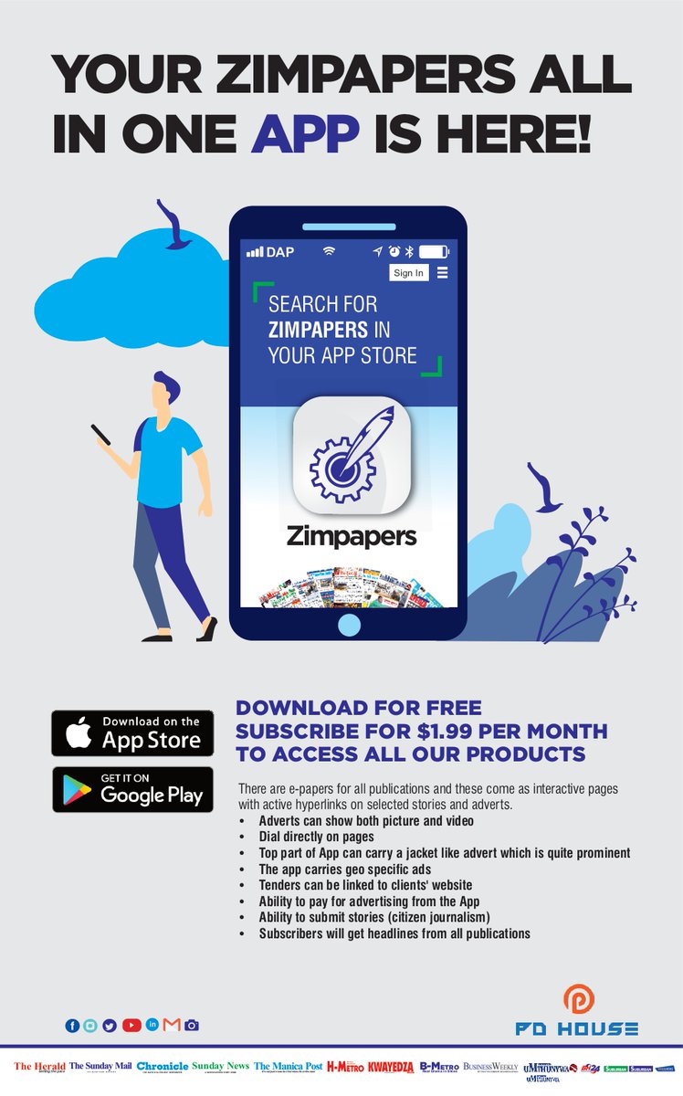 All your favorite Zimpapers brands and promotions one app away, Download today!