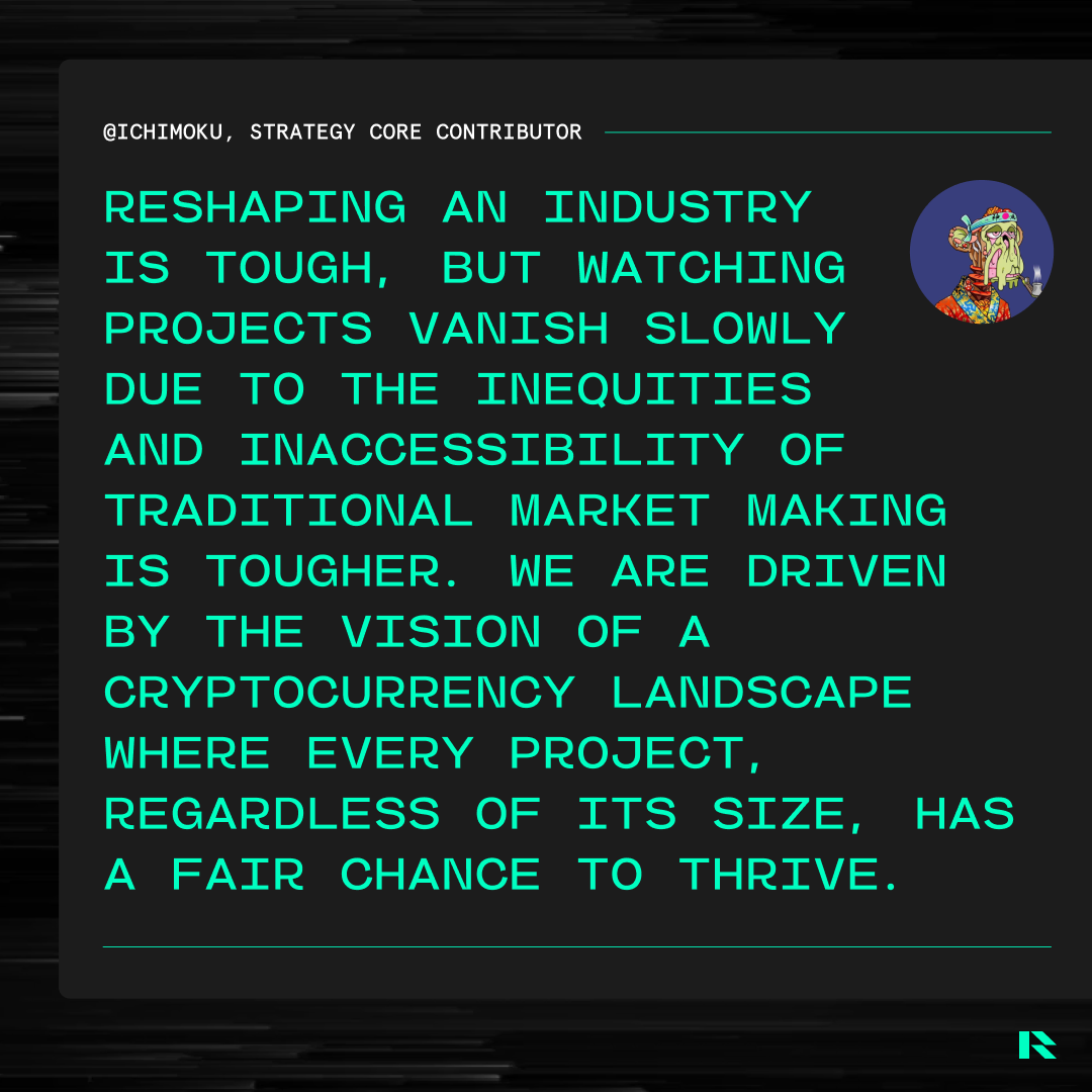 ReformDAO's tweet photo. GM to everyone!

Let’s start the week with wisdom from @IchimokuRFRM to remind us why we started this movement. As we are always constantly building, all the milestones we accomplish will be celebrated together always. https://t.co/M9jtb3aOue