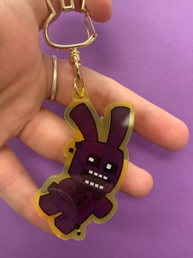 CipherSister's tweet photo. My little evil #fnaf bunny babies are now up on my Etsy!!
I have low stock on this run just to test them. 
preorders and any orders these next days will ship this week! 🔗 in my carrd in my bio!! 🐇 https://t.co/YIQ751TKD9