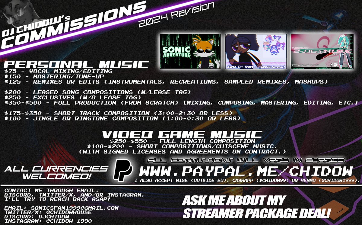 Chidow Entertainment, LLC. 🔞 | BLM | Commissions tweet media