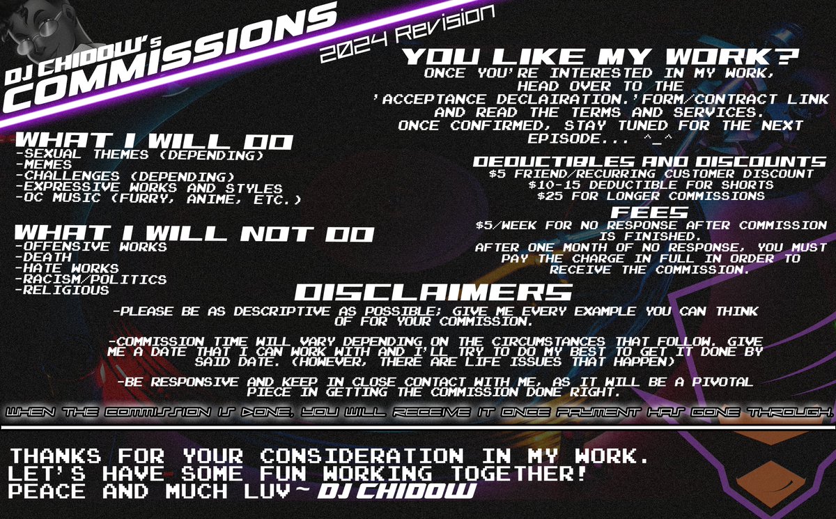 Chidow Entertainment, LLC. 🔞 | BLM | Commissions tweet media
