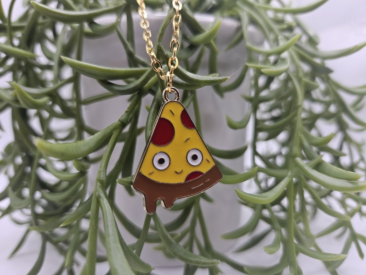 KeyEnchanted's tweet photo. Celebrate #nationalpizzaday on February 9th with this cute smiling pizza necklace!
#etsy #EtsySeller #pizza #pizzalover #love #lovepizza #cheesy #pepperoni #PizzaIsLife #pizzaslice #pizzaday #pizzalife #pizzatime #necklace #necklaces #pizzaislife #pie 
>>https://t.co/PNjBAInqfr<< https://t.co/W3qQ5w5Ogh