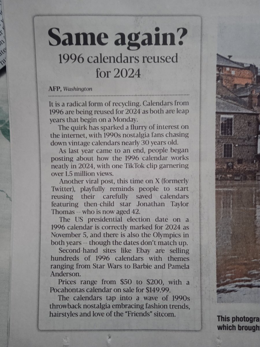 elitakarim's tweet image. #SameAgain #1996 #calendars #2024 #reuse #leapyear #leapyear1996 #leapyear2024