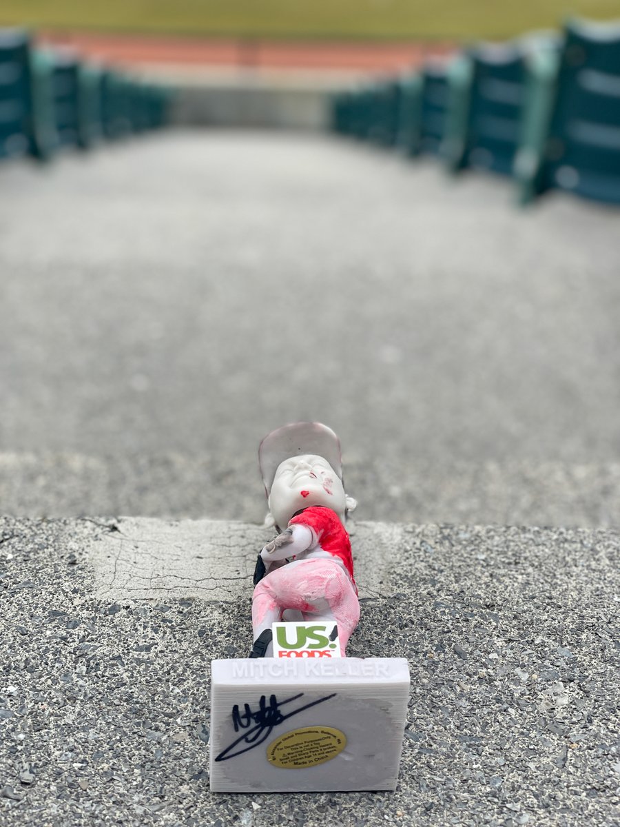 AltoonaCurve's tweet photo. It's #NationalBobbleheadDay, so naturally we have to give away a bobblehead! 

REPOST to enter to win this Mitch "Keller" Your Own Bobblehead, painted and autographed by Matt Gorski! https://t.co/UlE66lPMhn