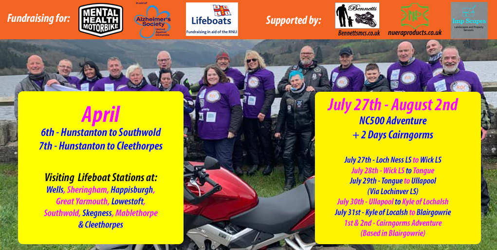 RocRiders's tweet image. Thanks to #Wellslifeboat @RNLI for being the 1st station to accept our self imposed invitation🤣 Our 1st #charity #motorbike run starts 6th April from #Hunstantonlifeboat down the coast to @Southwold_rnli visiting each station in between (Hopefully) @mhmotorbike  @alzheimerssoc