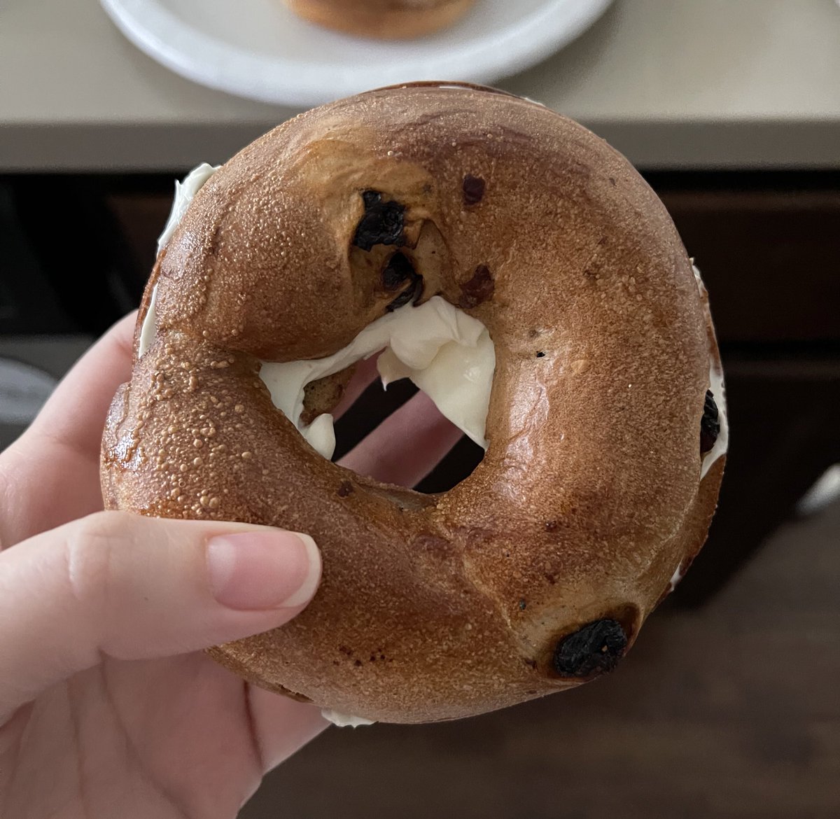 Hey @dunkindonuts where tf did the rest of my bagel go?🤣
