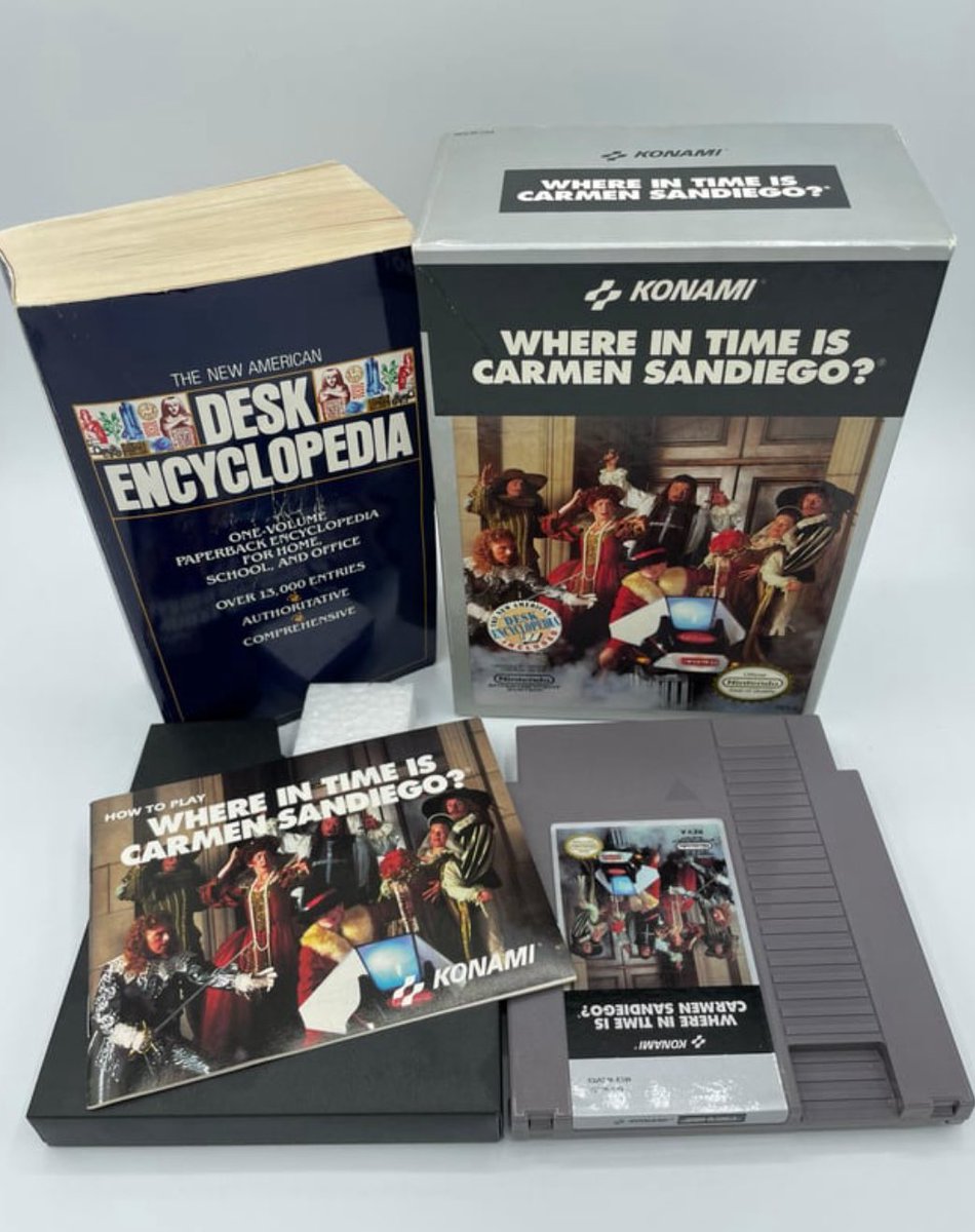sassy_sony007's tweet photo. The only game that came came with an encyclopedia https://t.co/q2KcKNT8I9
