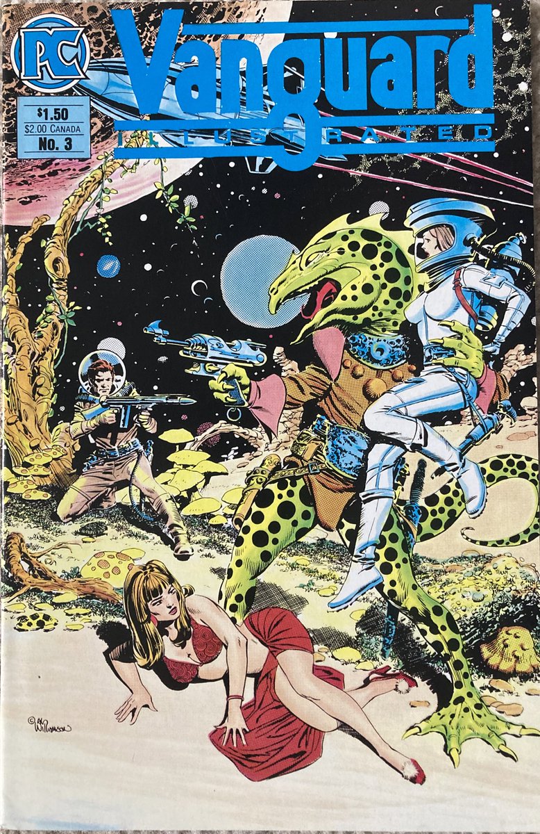 Vanguard Illustrated #3 cover by Al Williamson #sciencefantasy #SciFiComics #ComicArt #PacificComics
