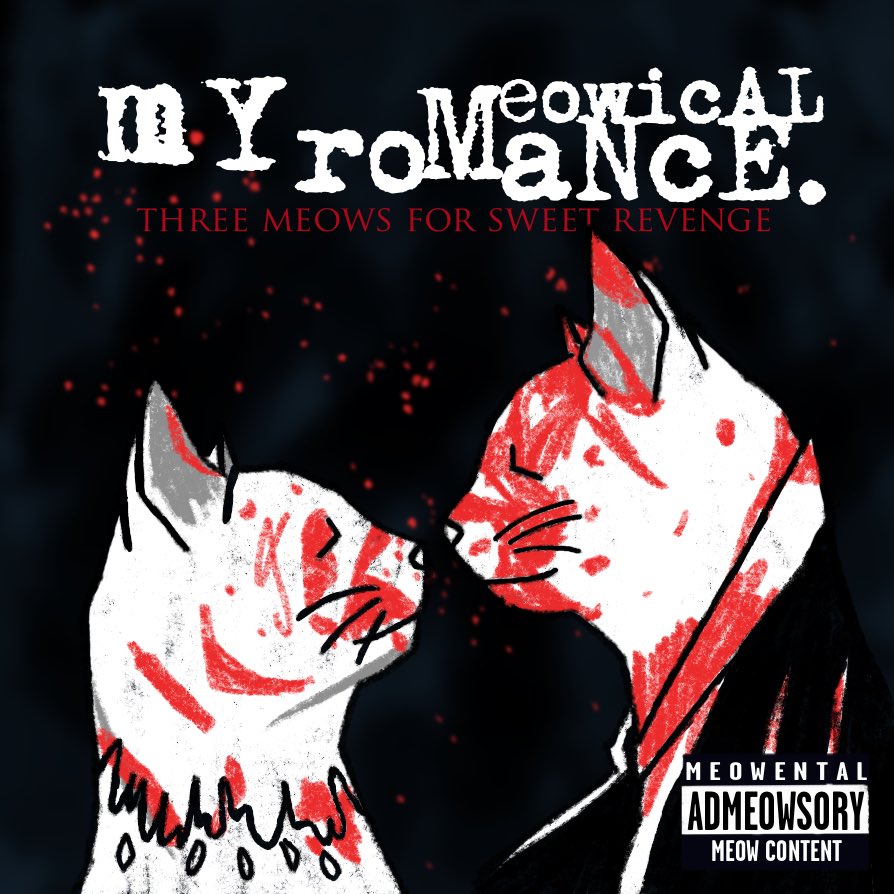 GrayIsNotEmo's tweet photo. my meowsical romance (yes i drew this) https://t.co/K9S1dYZq4x