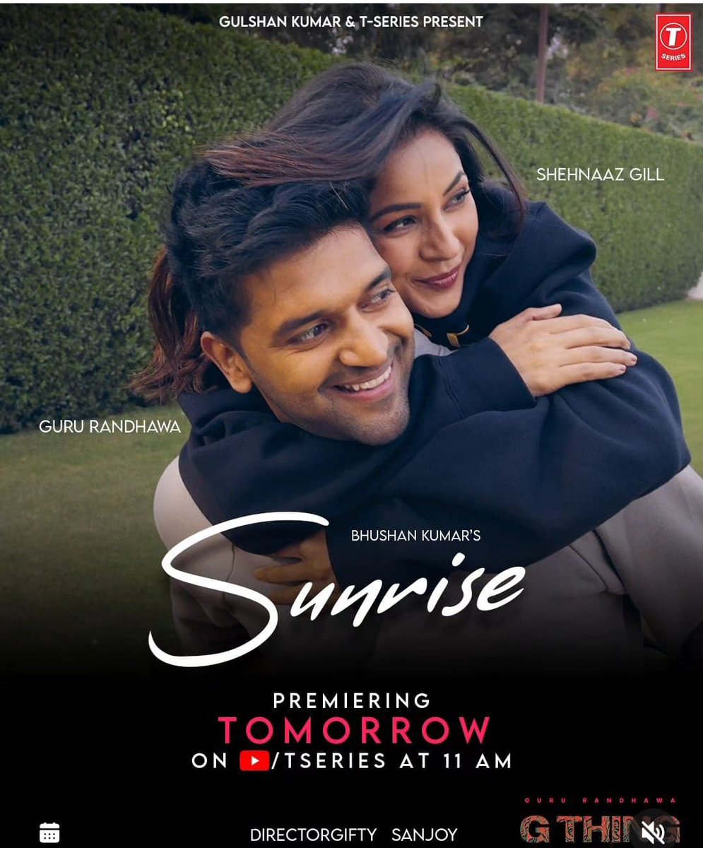 sachintharu75's tweet photo. Guys ready for tomorrow #SunRise #SunriseMVOutTomorrow #ShehnaazGill #GuruRandhawa #GulsanKumar #TSeries https://t.co/4yTb0FpRq7