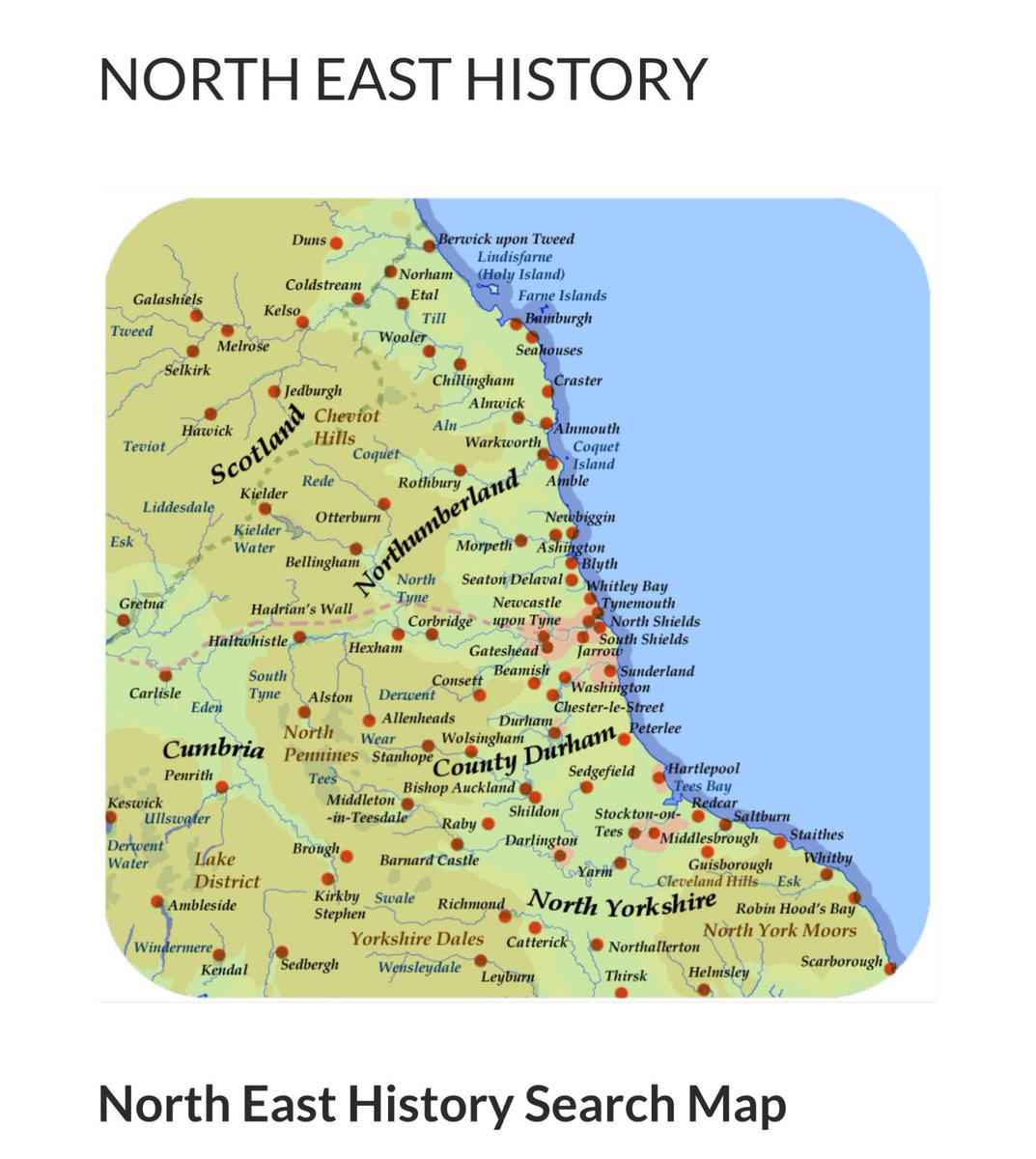 Try out our North East search map here 👉 englandsnortheast.co.uk/north-east-eng… to find out about places in our region