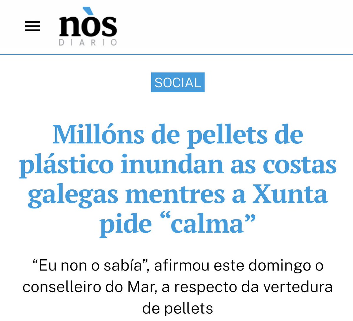 adrianrbravo's tweet photo. ⚠️ Atención ao chío 👇 unha catástrofe similar con #Pellets azotou no 2021 a costa de Sri Lanka 🇱🇰

As consecuencias sobre os seres vivos foi terríbel (segunda 📸). É lamentábel que ante esta situación a Xunta continúe pedindo “calma” e non tome medidas
#NuncaMáis #HaiQueBotalos https://t.co/bgJUNuQ9gM