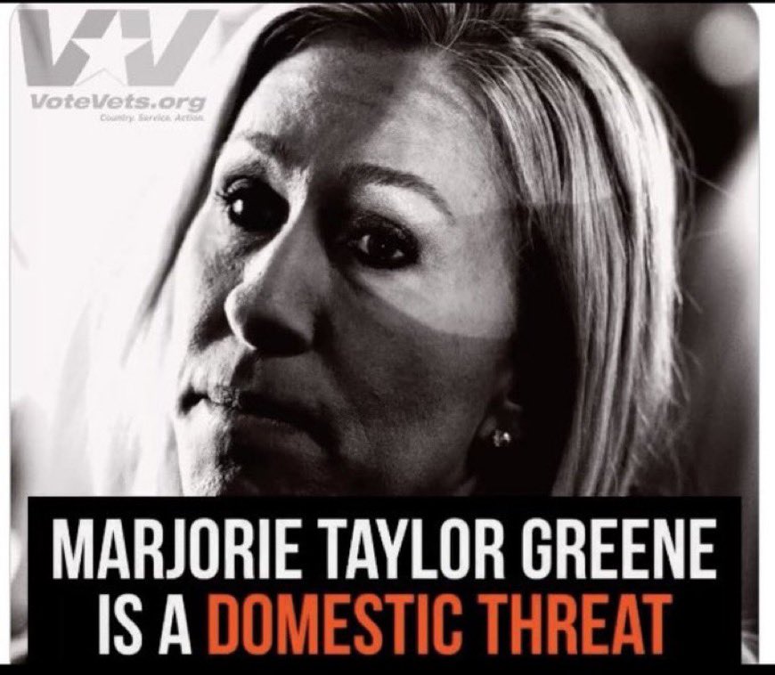 Retweet if you agree that Marjorie Taylor Greene is a domestic terrorist. 🤚🏽