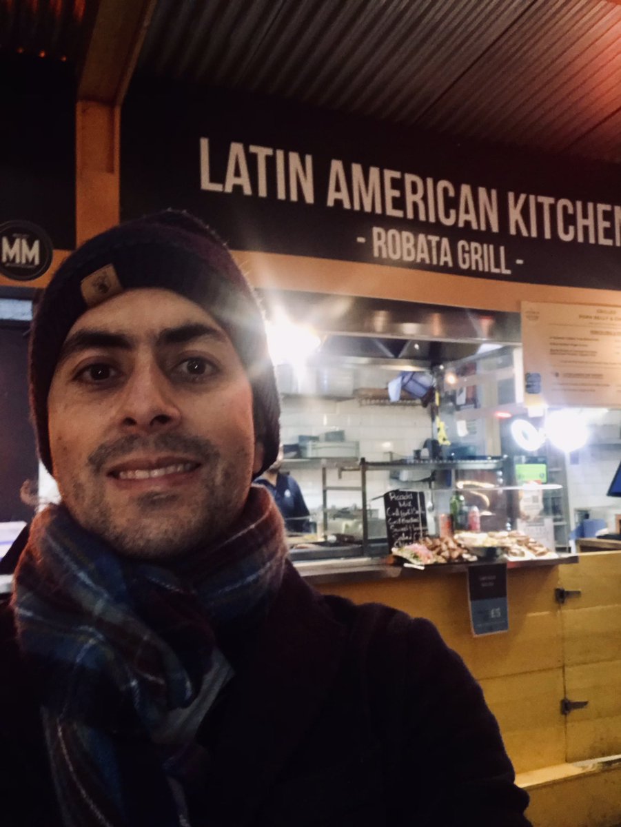 After a long cycling day in the cold , having some warm #Latinamerican bbq was nice :) Mercato Metropolitano was awesome! @mercatometropol #latam #uk