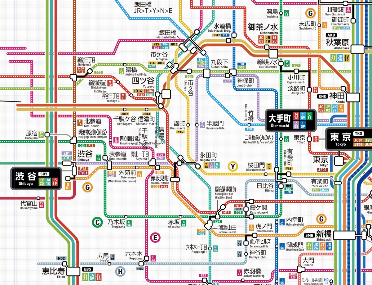 HimawariDsgnLab's tweet photo. 首都圏広域路線図しんちょく
今回も山手線の内側をゴニョゴニョしていました。相変わらず東京都心の地下鉄はぐっちゃぐちゃですね。
次回こそは山手線の内側を埋めていきます。
#ヨンナナ路線図 https://t.co/Y8BDcz361H