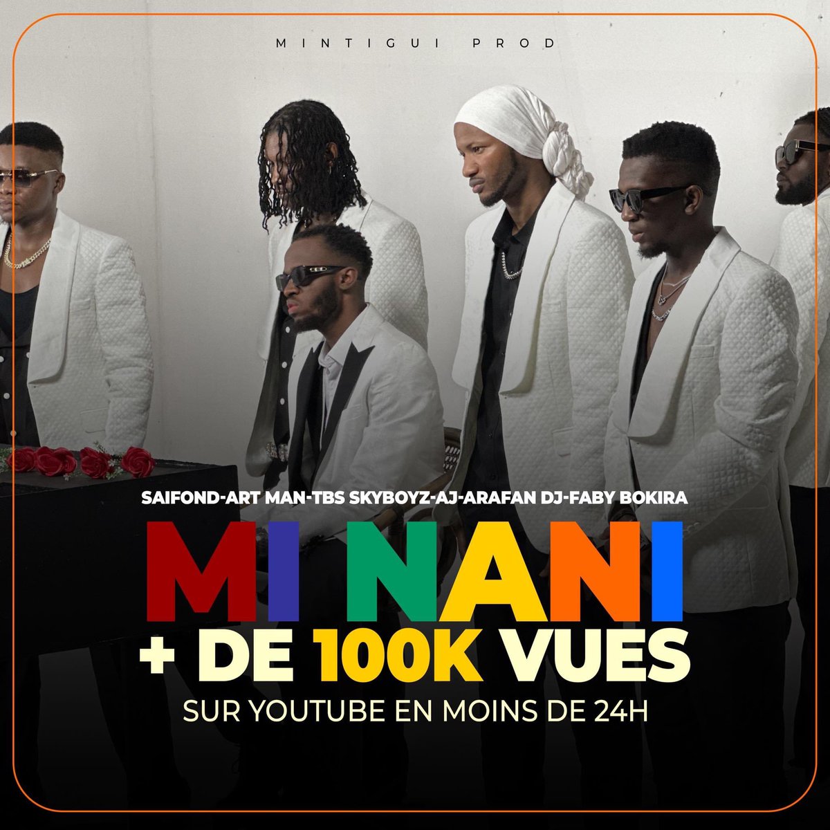 artman_gn's tweet photo. MI NANI est à plus de 100 000 vues sur YOUTUBE, MERCI à vous et passez un excellent dimanche.

Lien du clip 👇🏾
https://t.co/LZjmvmMm7d

#AMANAN disponible également 👇🏾
https://t.co/UxKYqKz6IU https://t.co/sUFIUXRHwL