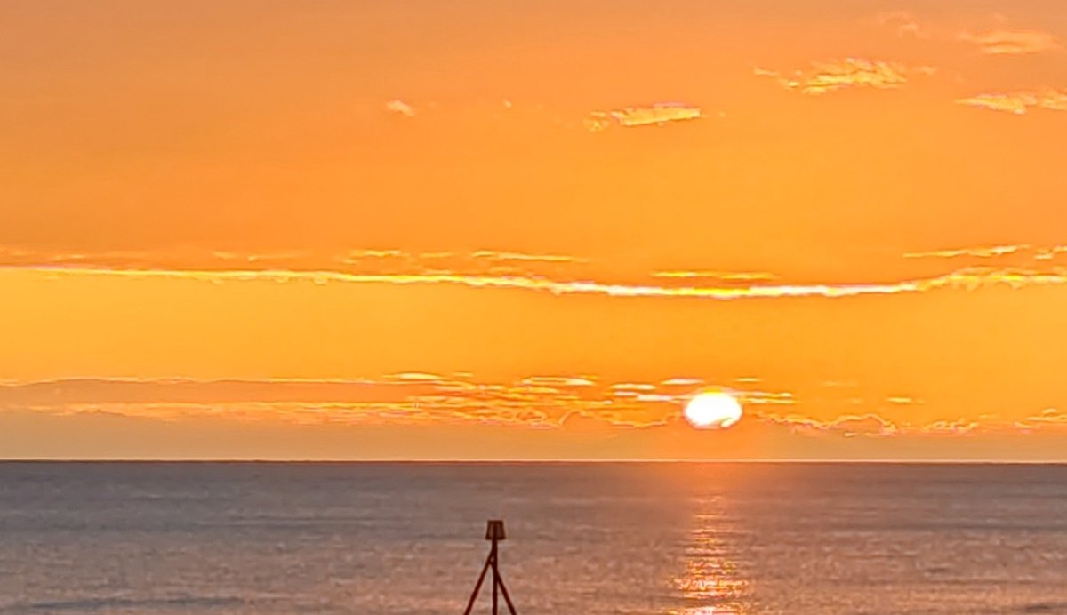 What better way to prepare for a new job than a sunset stroll? Loving life by the sea! #NewBeginnings2024 #sussexbythesea