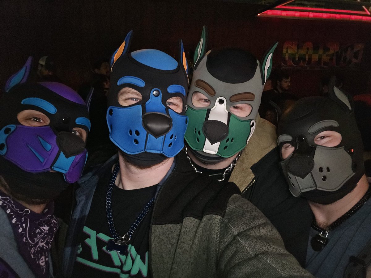 PupMaxxx's tweet photo. This past pup night was such a needed serotonin rush and im so happy to be part of this great community. ❤️

@BetaPupNoah @PupNanaue @Piker_jackalope @DFWMO1 @Astr0_pup @baer1r https://t.co/Siwo2iKY8w