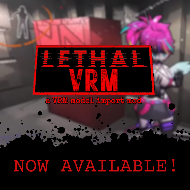 ⚠️LETHAL VRM IS NOW AVAILABLE!⚠️ Bring all your Vtuber friends along with you to be a great asset to the company! Mod replaces player models with assigned models (VRM format) of your choice for the ultimate Lethal Company Collab emersion! Link to the download is down below!⤵️