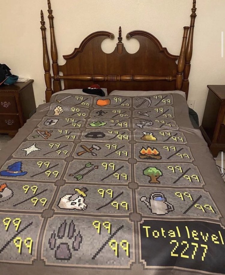 osrsmemess's tweet photo. I love my bed https://t.co/wJHqxXYdWz