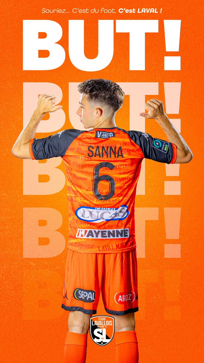 stadelavallois's tweet photo. ⏱️ 64’⎮ #FCDLAVAL

⚽🌟 Superbe remise de Tchokounté pour Sanna qui croise parfaitement! C’est le 3-0 pour nos Tango! 🟠⚫️

0️⃣-3️⃣ https://t.co/z14tB4z9SR