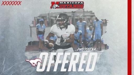 After a great conversation with @MM_CoachMonson, I have another offer to play at Maricopa in AZ! I'm just feeling grateful and will continue to prepare! #hungry
