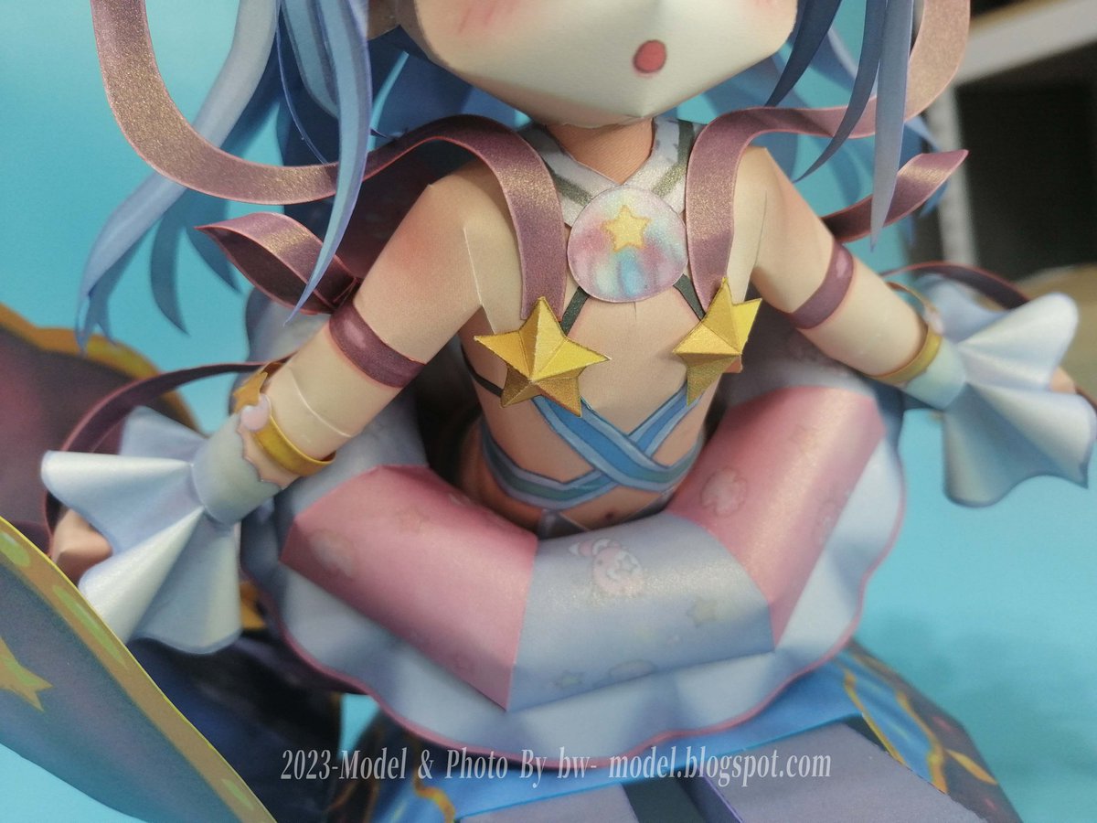 HaitokuPaper's tweet photo. #白猫プロジェクト
#瑪娜
#mana
#ペーパークラフト 
#papercraft https://t.co/oRqiMr29Xs