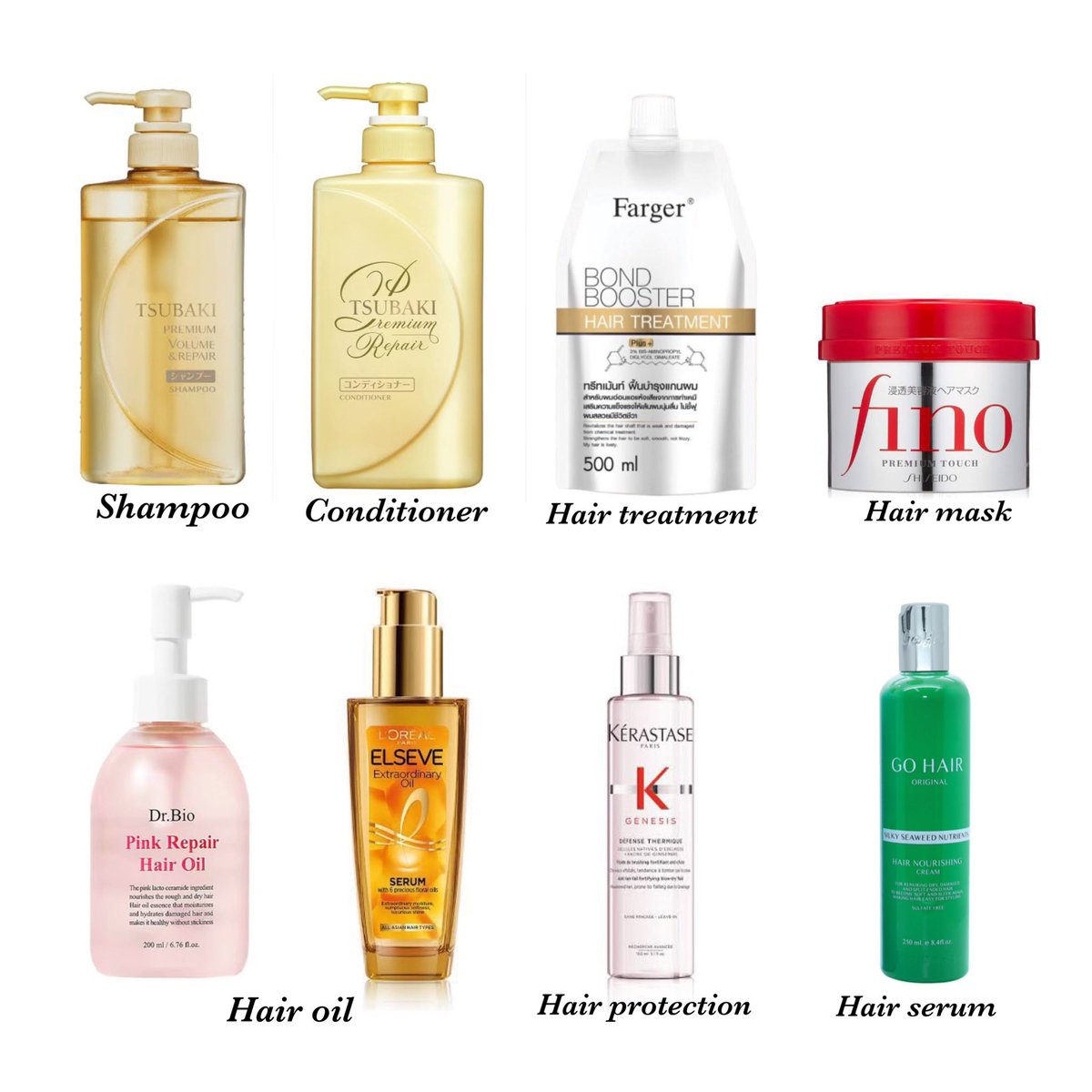 มาเปิดโพยไอเทมบำรุงผมที่ฟิวใช้ ทั้งยืดทั้งทำสี หนีบบ่อย ม้วนบ่อย ผมไม่มีเสีย✨

-ทริคเด็ด :ใช้ออยล์บำรุงผม หมักผมก่อนสระ 20-30 นาที ผมนุ่มลื่นมาก แบบมากกกกก

-แชมพู ครีมนวด ทรีทเม้นท์ ยกให้ tsubaki ยืนหนึ่ง ผมนุ่ม ลื่นมากก แล้วกลิ่นหอมมากก กลิ่นติดผมเหมือนเพิ่งออกจากซาลอน