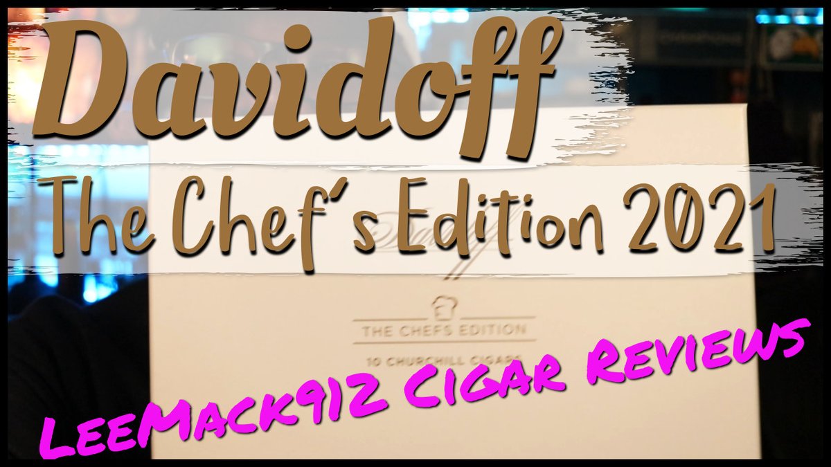 Smoke Ya Good Stuff. #LeeMack912 starts off the year smoking and reviewing a Davidoff Chef's Edition 21. Today 2pm EST | YouTube | LeeMack912 youtu.be/2MKpVXhzc78 - CYA there