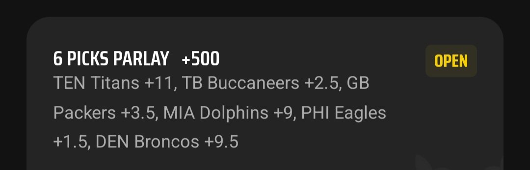 thegamblingedge's tweet photo. Little 6 teamer today. +6.5 tease on all. How don't you like this? https://t.co/S9TcIZhxGg