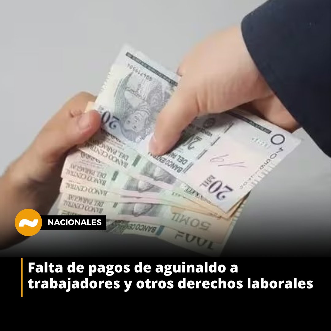 nanduti's tweet photo. 🗣️El especialista en Derecho Laboral, Miguel Díaz, recordó que el aguinaldo se debía pagar hasta el 31 de diciembre, según el Código Laboral.

✔️Se calcula sumando el salario, horas extras, bonificaciones, todo lo que recibió en el año y se divide en 12, y eso debe recibir el empleado.

✔️Si para esa fecha no recibió el aguinaldo, debe denunciar en el Ministerio de Trabajo, de manera presencial, o vía web. Esto es para que se le insista a la empresa a que regularice la situación.

✔️El empleador se expone a multas de 10 a 30 jornales por cada empelado afectado.

“El empleador debe pagar lo antes posible. Si se hace una audiencia de mediación, se puede llegar a un acuerdo por escrito entre ambas partes”, explicó.

🤔 ¿Se puede acumular las vacaciones? 

“Solo un año. El empleado debe justificar la razón, y firmar una nota con el empleador”, dijo Díaz a la #1020AM