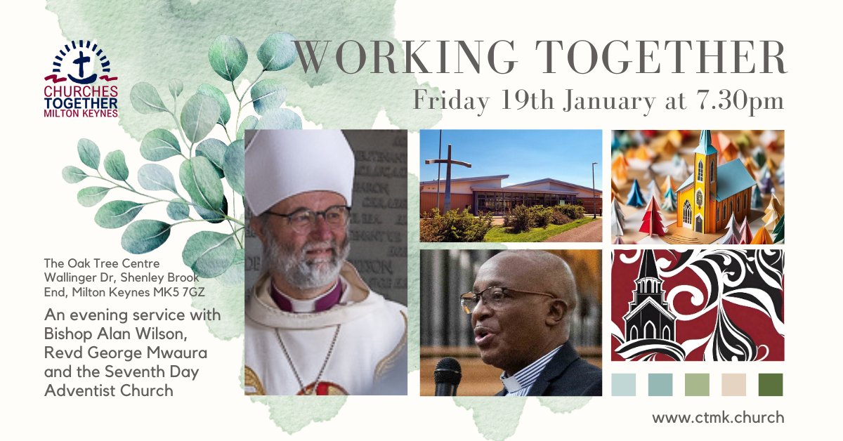 One of Churches Together in Milton Keynes' events for the Week of Prayer 2024. All welcome.  #WPCU2024