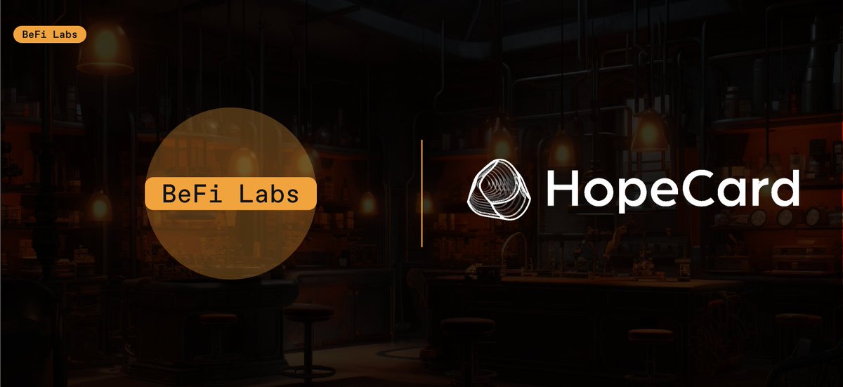 BefiLabs's tweet photo. First BRC20 credit cards are coming to BeFi Labs!
Through our partnership with @Hope_money_, you can now use your crypto anywhere Visa is accepted. Shop, travel, dine out, and more with ease.
Get your HopeCard here with just a click: https://t.co/uran01eMbw
Building, for you! https://t.co/pJ9cf0STG4