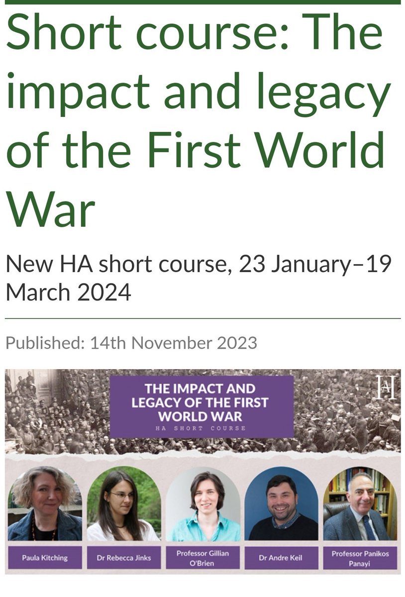 One of the many benefits of being a member of @histassoc is the offer of amazing CPD courses such as this one that I've just enrolled in. And it's free! 

#History #FreeCPD