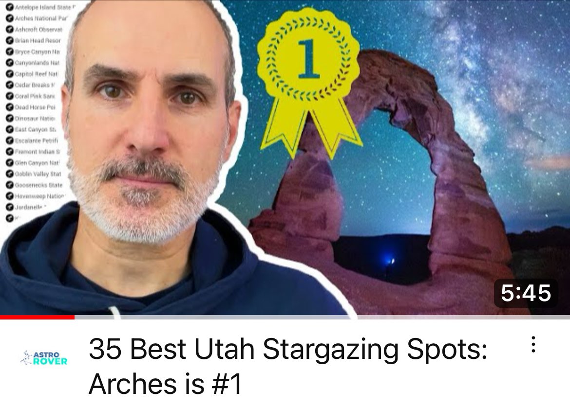 AstroRoverToday's tweet photo. What’s the best stargazing in Utah? 

#utah #stargazingutah #utahtravels 

https://t.co/eNm9pgdQHU https://t.co/SGCqHWcxph