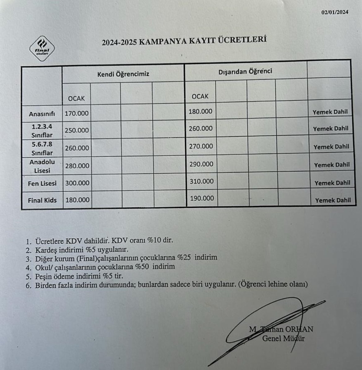 <a href="/HabereGuven/">Habere Güven</a> Siz söyleyin 2023 Ocak ayında 100.000 olan okul fiyatı 2024 Ocak ayında 300.000 lira yapılır mı? Yalan konuşmuyoruz fen lisesinde okuyan çocuğumuz için istedikleri ücret