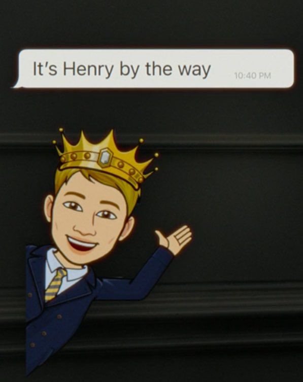 his stupid fucking bitmoji gets me everytime 😭