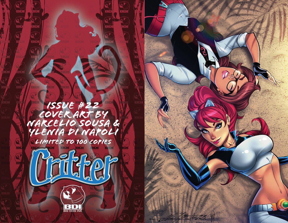 BdIcomics's tweet photo. DAY 2 BEGINS!!! The Critterverse is off to an AMAZING start thanks to 161 backers! Do you like superheroes? Catgirls? Sci-fi? Time travel? Spandex??? Then you need to get your hands on Critter...the comic...not the girl!!! There's even a BFF variant with Critter and School Girl! https://t.co/4YgQGIaV4m