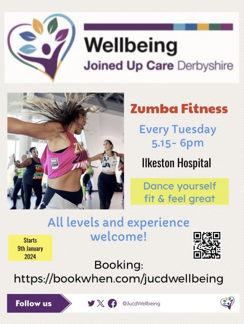 We love helping our colleagues stay fit & healthy @JucdWellbeing After a fun Zumba taster for the Ilkeston outpatients team @UHDBTrust last week we are ready to deliver a weekly Zumba class for our staff! #wellbeing #happybody #happymind #alllevelswelcome @JoinedUpCare @DCHStrust