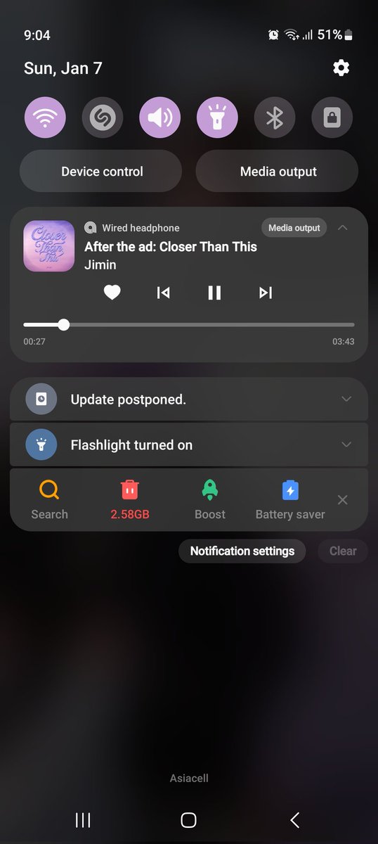 Baniin_13's tweet photo. @JMinARABIC1 I'm listening to the most beautiful song #CloserThanThis by #JIMIN #BTSJIMIN of #BTS ( @BTS_twt ) https://t.co/9fHjSajLuc