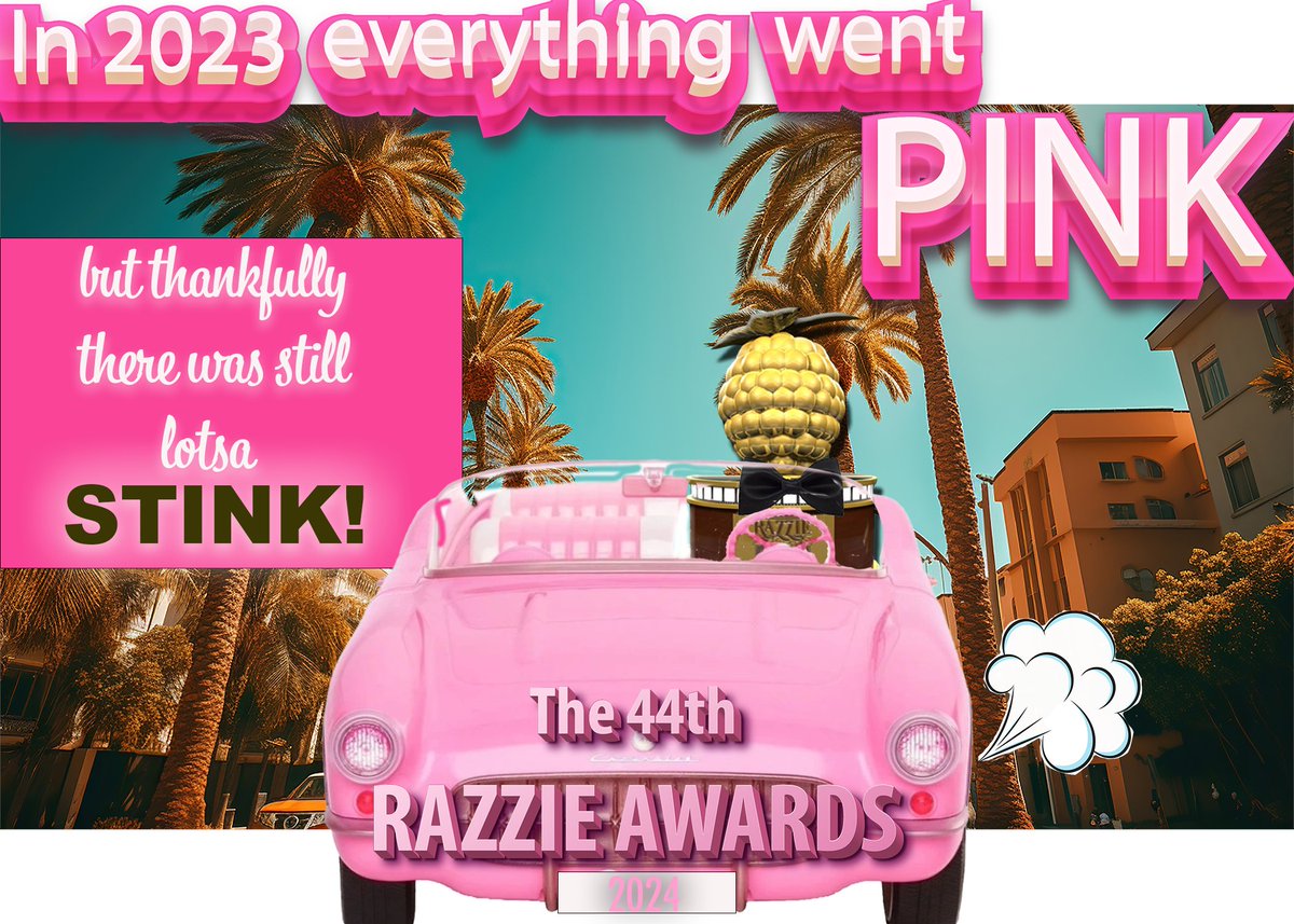 Oscars get the pink - Razzies get the stink. Voting has begun! razzies.com/razz-blogz/202…