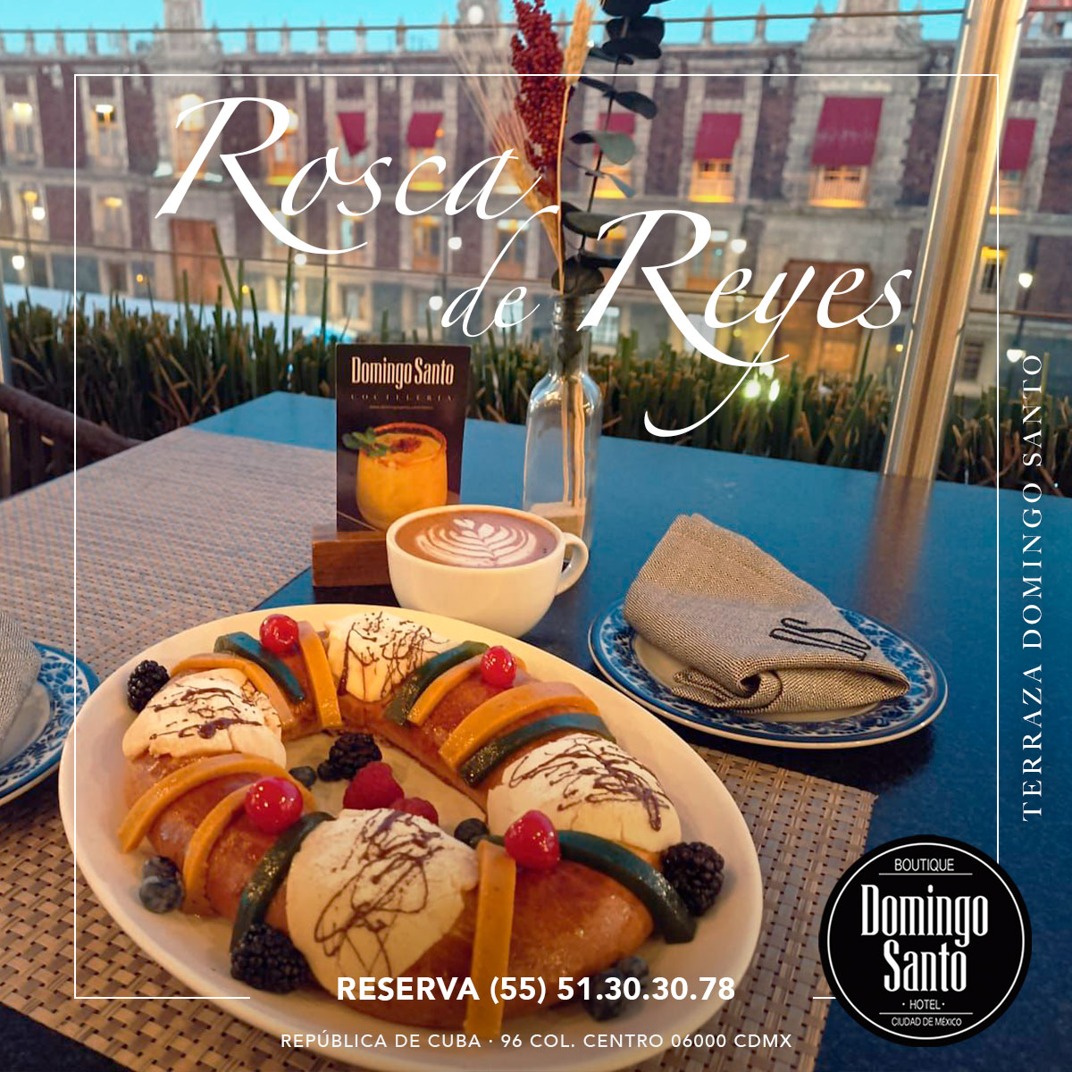 ¡📷 Llegó el momento de disfrutar en compañía de tus seres queridos la  mejor Rosca de Reyes! Pídela rellena de Nata o de queso con salsa de  frutos rojos 📷Whatsapp (55)5130-3078 📷República de cuba 96 col. Centro CDMX #roscadereyes #homemade #hechaencasa #terrazadomingosanto