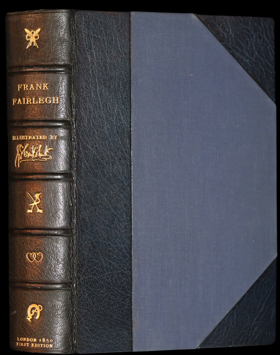 📚 Check out this 1850 1st edition of 'Frank Fairlegh' by Smedley, bound by Sangorski & illustrated by Cruikshank. A must-have for any collector! 🏷️ Find it here: mflibra.com/collections/br….

#BookWithASoul #MFLIBRA #RareBooks #BookCollector #HistoricalReads #AntiqueLiterature